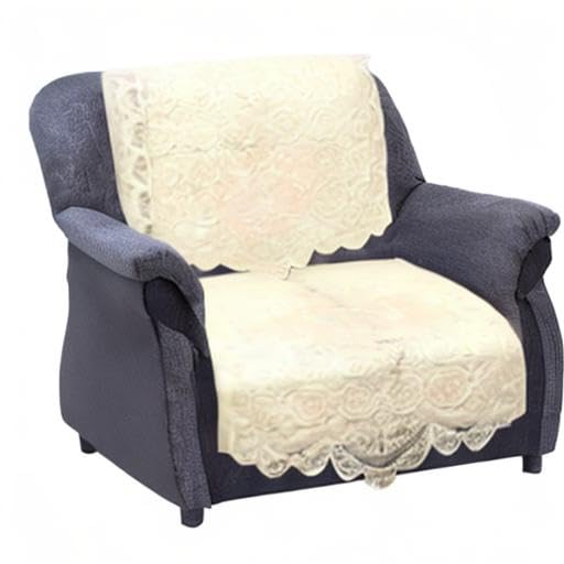 Image of Kuber Industries Circle Design Cotton 6 Piece 5 Seater Sofa Cover Set(Cream) - CTKTC22257