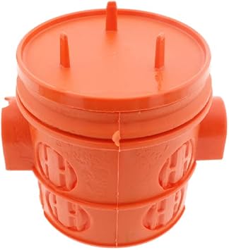 Single-Work Case Snap-on Plastic Deep Cover Orange