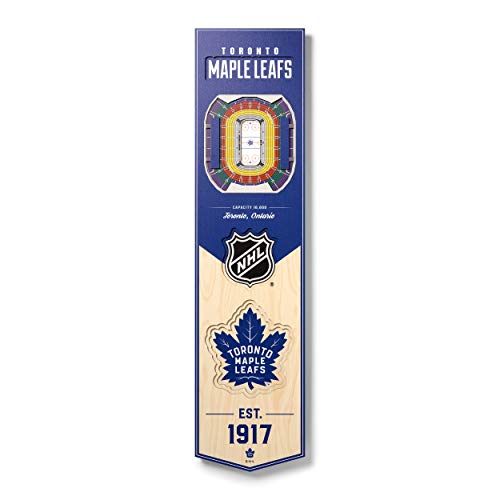 YouTheFan NHL Toronto Maple Leafs 3D Stadium 8x32 Banner - Scotiabank Arena