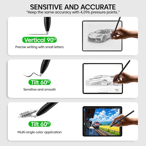 Image of Sounce Precision Stylus Pen Tips - Titanium Alloy Nibs Compatible with Samsung Galaxy S Pen Tab S7 /S8 /S9 and EMR Stylus, Long-Lasting & Smooth Control for Writing and Drawing