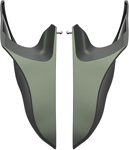 Miniatura 92 de Advanblack Barracuda - Cubiertas laterales estiradas plateadas (brillantes), paneles extendidos para Harley Touring Street Glide Road Glide Electra