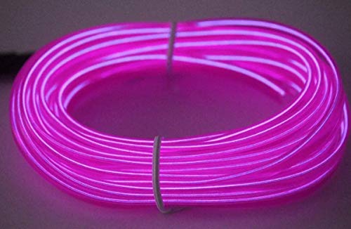 Fita De Led Automotiva Neon 5 Metros Luz Interna para Painel e Porta de Carro Colorida (Roxo)