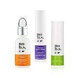 no bs anti-aging treatment set: vitamin c serum, retinol night