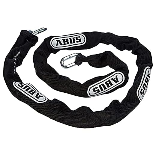 ABUS Cadena 6KS - para asegurar bicicletas, objetos y más - cadena de 6 mm de grosor - se puede combinar con un candado - 110 cm de largo, negro