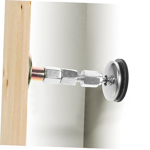 Zerodeko 8 Peças De Armações De Cama Ajustáveis Fixador De Cabeceira De Metal Protetor De Gabinete M