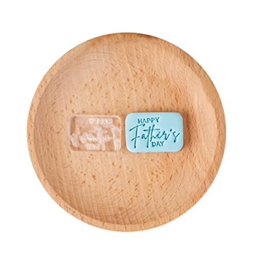 Opiniones de cortadores dia del padre disponible en línea. 46 Molde de galletas para el Día del Padre para el Día del Padre Feliz Día del Padre para galletas con papel de prensa, cortador de galletas de cumpleaños, herramienta para...