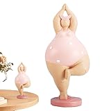 Ornement distinctif : transformez votre décoration d'intérieur avec cette sculpture de yoga Fat Lady. La figurine mignonne et tendance respire le charme et le style, ce qui en fait un complément parfait pour ceux qui recherchent quelque chose de différent pour leur intérieur chic et tendance.