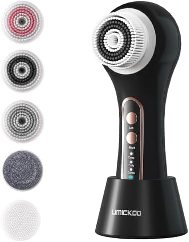 Electric Facial Cleansing Brush — close-up of materials and construction quality