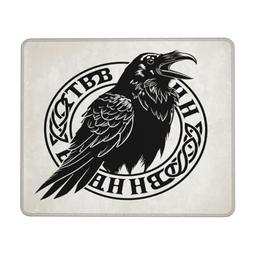 Tapis de Bureau Emblème de nœud Nordique Style Occulte Vintage Tapis