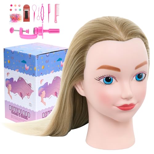 NEVERLAND 20 inch Testa per Parrucchieri 100% fibra sintetica Capelli