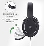 snakebyte Xbox One HEADSET X PRO – Stereo gamingowy zestaw słuchawkowy z mikrofonem do XBOX OE/XBOX One X, wtyk audio 3,5 mm, kompatybilny z PC, PS4, VOIP, konferencjami telefonicznymi, wideo Call, Skype, Zoom, itp