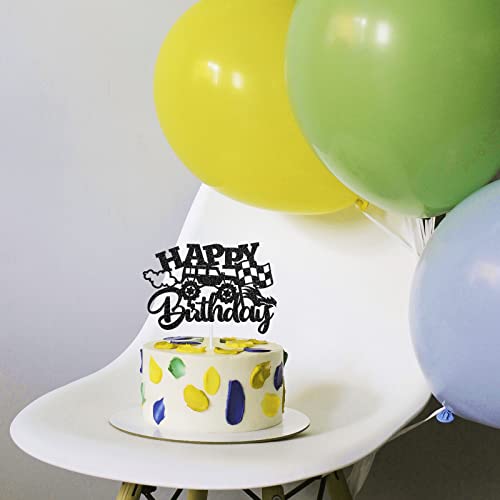 Black Glitter Monster Truck Car Birthday Cake Topper, Boy's 1St 2Nd 3Rd 4Th 5Th Birthday Party Decoration, Trucks Vehicle Racing Car Themed Birthday Party Supplies #TOP4