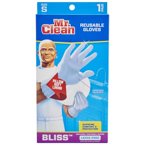Mr. Clean Gants latex-free absorbants prise antidérapante petit