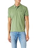Polo manga corta Springfield Polo Manga Corta Regular Camiseta, Verde, M para Hombre