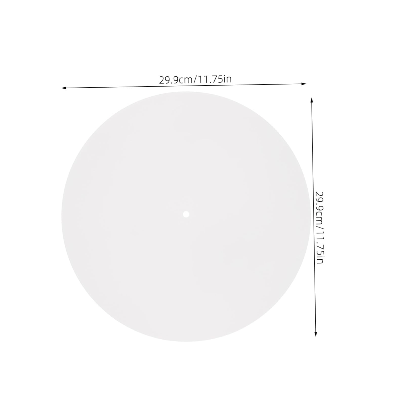 ERINGOGO Record Player Turntable Mat Acrylic Disc Protective Pad Noise Reduction for Vinyl Records