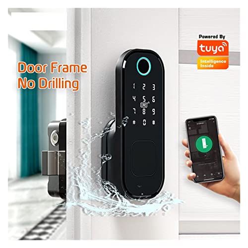 Serrure de jante connectée à empreinte digitale et code Tuya