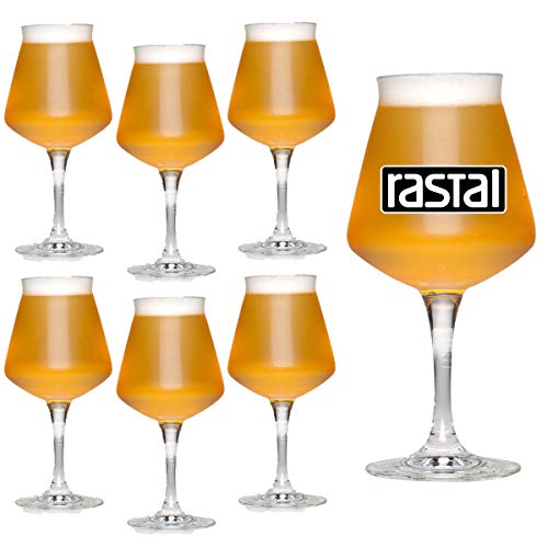 Rastal - 6 Craft Beer Verkostungs Gläser - Modell TEKU 3.0-42 cl. (14,8 Imp.FL.oz.)