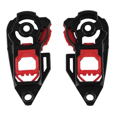 Shkalacar 1 par Juego de Placas de Engranaje de Visera de Escudo de Casco Reemplazo para AGV K1 K3sv K5 Piezas de Casco de Moto, Base de Visera de Casco de Moto
