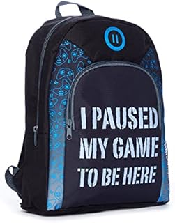 I Paused My Game To Be Here Gaming School Leisure Backpack