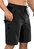 【Multi-Taschen】Diese taktischen Shorts verfügen über 5 Taschen, so dass sie viel Platz für all Ihre wichtigen Dinge bieten, ohne viel Platz zu beanspruchen. 3 Netztaschen sind eine willkommene Ergänzung, um Snacks und ein Telefon zu verstauen, während Sie einen rasanten Tag wandern. *kurze hosen herren shorts kurze hose cargo sporthose kurz arbeitshosen sommer bermuda 3/4 wanderhose trekking trekkinghose wandershorts golf cargoshorts bermudas badehose outdoorhose jagdhose freizeithose *