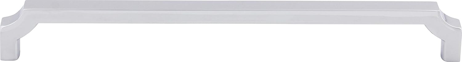 Top Knobs TK3025PC 8-13/16 in. (224mm) Ellis Collection Davenport Pull, Polished Chrome