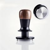 NzchfyrE 58mm Espresso Tamper, Spring Loaded Coffee Tamper with Stainless Steel Ripple Base, Auto-Leveling Calibrated Tamper Tool for 51mm Portafilter, Barista Espresso Accessories, normcore tamper