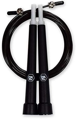 Nova Skyline Speed Jump Rope – Premium Quality – Best for Boxing, MMA, Crossfit WOD, and Cardio Endurance Training - Fully Adjustable with Carrying Case and Spare Screw Kit – Men & Women (Pink)