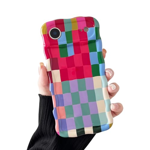 branple iPhone 17 AirP[XΉ 킢EF[uJ[[ Jt `FbJ[{[h iq Jo[ p \tg TPU ϏՌیP[X iPhone 17 AirΉ (Jt 1)