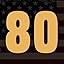 Blue-80th