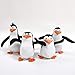 HONGYMY Juguete 4 unids/Lote Madagascar Juguetes de Peluche Madagascar Pingüinos Mayores Hermano Novato Peluche Suave Suave Peluche Animales Juguetes Muñeca Toy