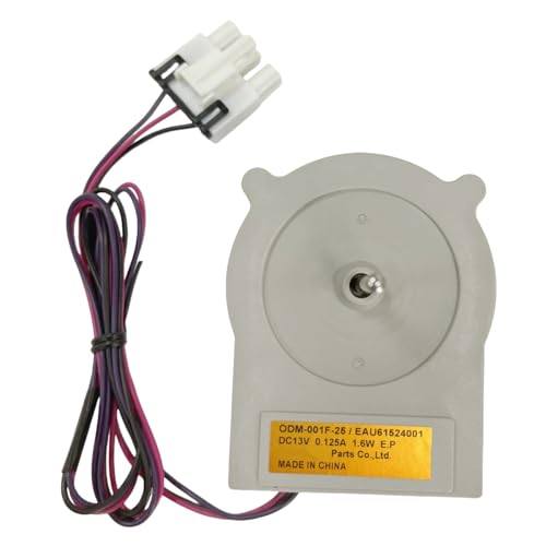 EAU61524001/ODM-001F-25 Refrigerator Evaporator Fan Motor Assembly for LG,Refrigerators Cooling/Freezer Fan Motor Replacement Parts DC 13V 0.125A 1.6W