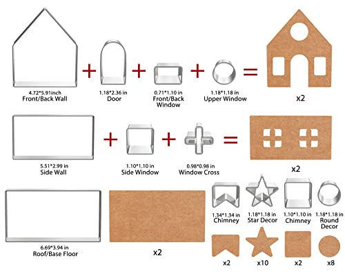 Christmas Cookie Cutter Set, #TOP3