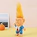 Donald Trump Toys Cute Rubber Troll Doll Toy Trump 2025 Take America Back, Troll Dolls Great Gifts for Trumps Fans（Red Tie）