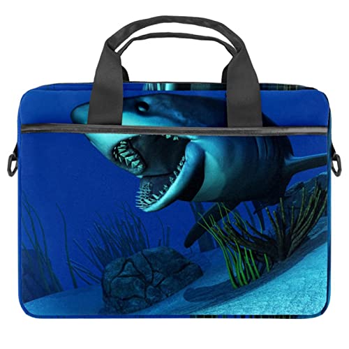 Sac ordinateur 3D Shark 13-14.5 pouces housse bandoulière multicolore pour PC portable