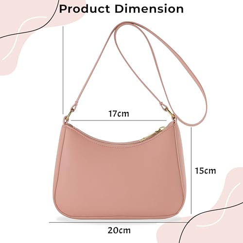 Image of Kraptick Hand Bag - Stylish Small Shoulder Bag for Women, Mini Shoulder Purse, Casual Lightweight Sling Bag for Women, Crossbody Bag for Ladies, Women's Travel Handbag