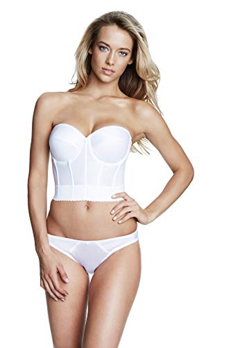 Dominique Women's Noemi Strapless Backless Bra-Wht34D White #TOP16