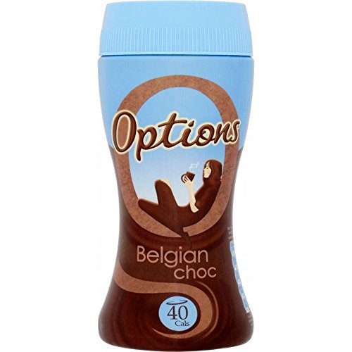 Options Belgian Chocolate Instant Hot Chocolate Drink (220g)