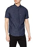 Tiene un bolsillo en el pecho Levi\'s S/S Sunset 1 Pkt Standrd Camisa, Lt WT Cotton Hemp Rinse, XXL para Hombre