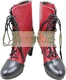 grell sutcliff cosplay Après votre achat, afin de garantir une meilleure expérience produit, veuillez contacter le vendeur par message et fournir la longueur du pied, la taille (hauteur) et le tour de mollet.