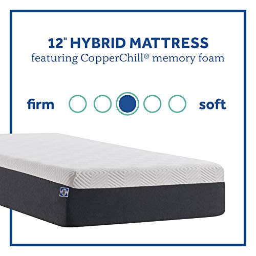 Sealy - Hybrid Bed in a Box - 12 Inch, Medium Feel, Queen Size, CopperChill Technology, CertiPur-US Certified - Thumbnail 3