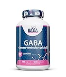  GABA Gamma Aminobuttersäure, Beruhigung, Entspannung Und Schlaf 500 Mg x 100 Kapseln 50 Portionen
