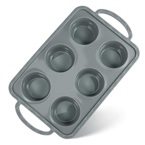 OFFSCH Silicone Cupcake Pan Non Stick Baking Molds for and Easy Cleanup Flexible Bakeware for Muffins Cakes and Daily Treats for Parties and Special Occasions