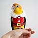 CXYYXF Bird Clothes Birds Flight Suit, Christmas Hoodie for Parrots Cockatiel Sun Conure Christmas Party Cosplay Photo Prop Bird Small Animals (Without Diaper,M)