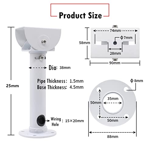 Beelion Cctv Security Camera Ceiling Mount Bracket, Universal Camera Wall Mounting Bracket For Cctv Security Camera/I Mount/Dome Camera/Ip Camera #TOP4