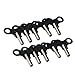 Chiffonade 10Pcs Mechanical Clock Key Set Steel Alarm Clocks Clockwork Keys Compact Clock Wall Clocks Repairing Tool Accessories(A)