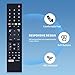 TCNOUMT RC3214801/03 Grundig Smart LCD TV Remote Control Replacement RC3214801 03 TS1187R TS1187R-5 TS1187R-6 XPS187 RC321480103 Grundig Universal Remote Control for TVs