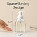 Bar5F Foaming Soap Dispenser Pump Bottle for Dr. Bronner's Castile Liquid Soap 8.5-Ounce Pack of 2