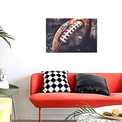 Tableau moderne de football américain 30x45 cm et décoration murale