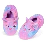 Cute Animal Slippers for Kids Girls - Fuzzy Memory Foam Winter Warm Fluffy Shoes - Unique Gifts for Animal Lovers!