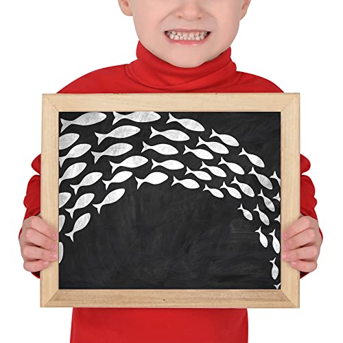 School Of Fish Stencil - Reusable Stencils For Painting - Mylar Stencil For Crafts And Decorations #TOP5